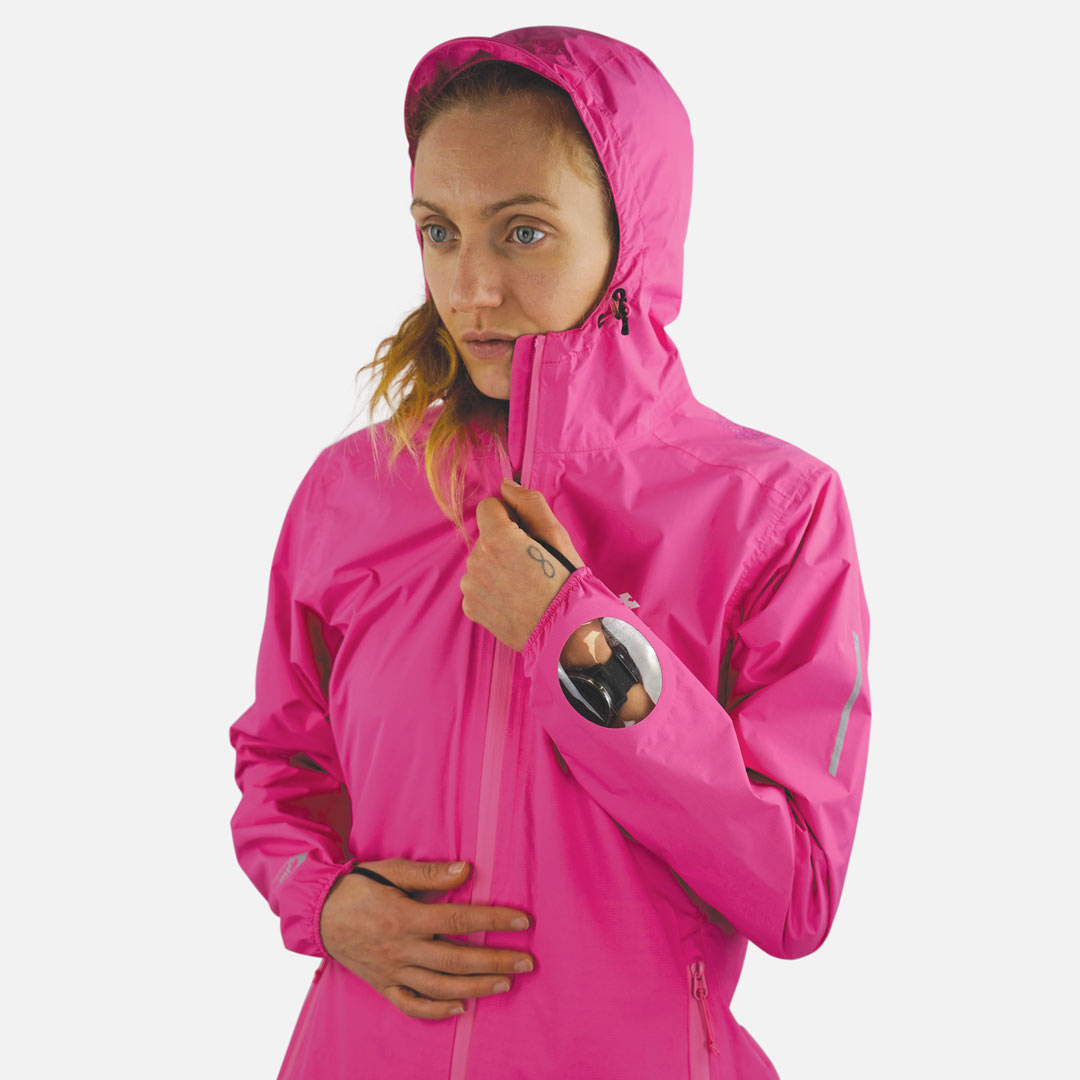 Rain Jacket Chubasquero Rosa Zara Chaqueta Regular Fit Con Capucha