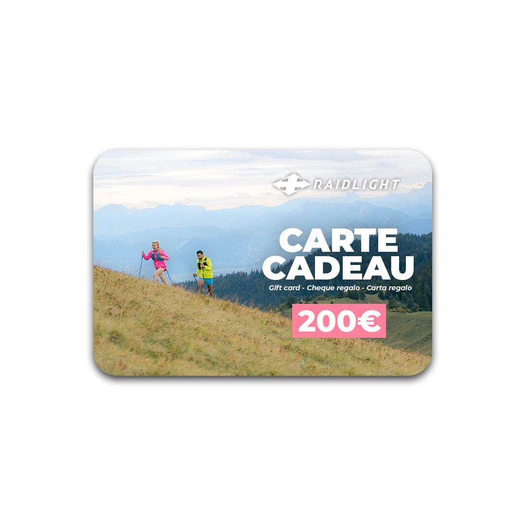 E-Cartes Cadeaux Raidlight