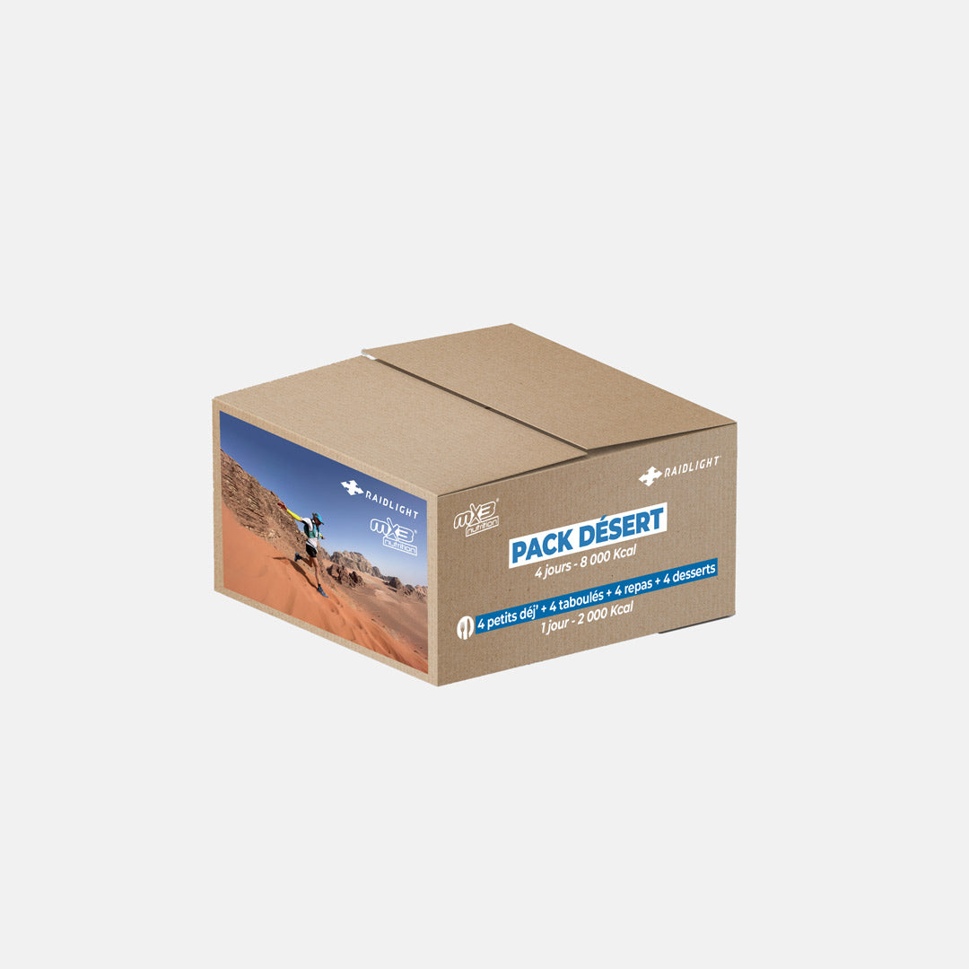 Pack 4 jours désert 8 000 Kcal - MX3