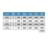 Zaino 24 ore avventura vegetariano 2 000 Kcal - MX3